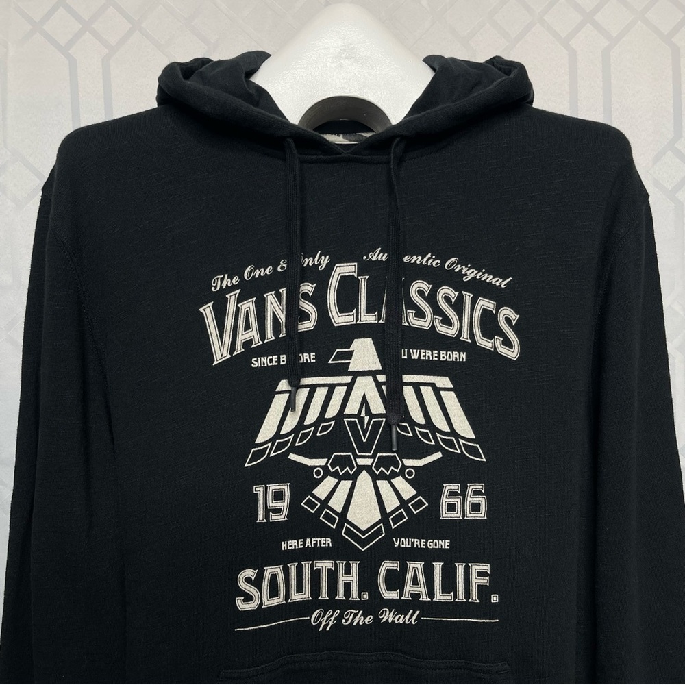 Vans Classics "South Calif." Graphic Black Hoodie - Size Large